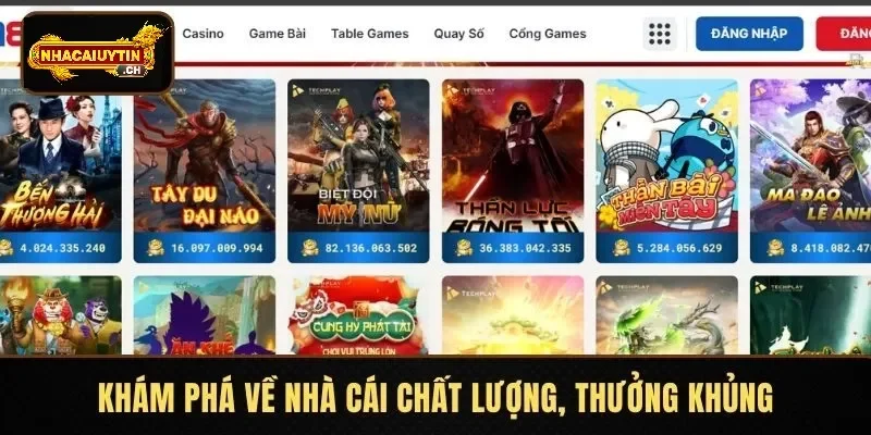 Khám phá về nhà cái chất lượng, thưởng khủng